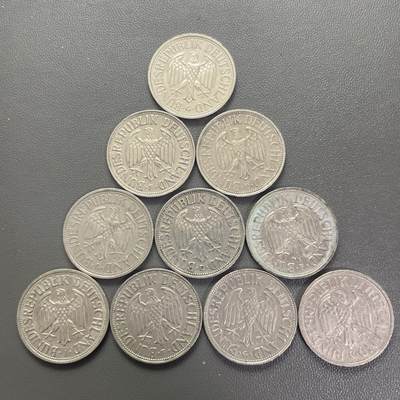 回流0201 - 联邦德国（西德）1马克10枚