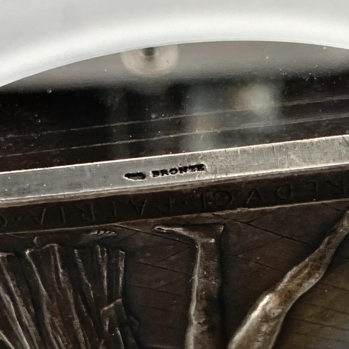 掌中浮雕-藏着的欧洲第051场 1893年美国芝加哥世博会法国参展纪念镀银铜章，50*53mm，雕刻大师罗蒂O.roty