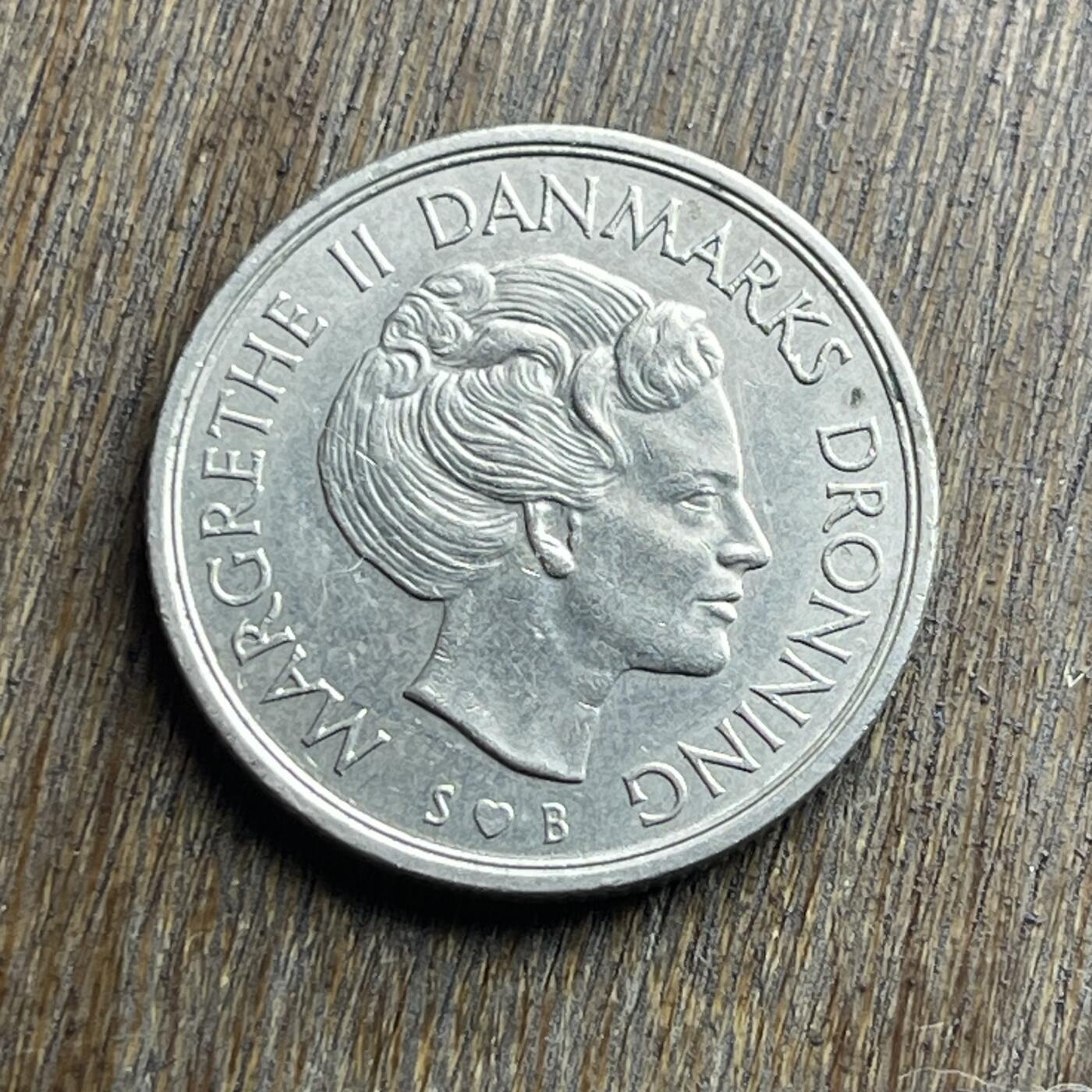 【本场4.12号发货】★第145加场★精品硬币 套币专场 不寄存，200包邮。不满200元，支付5元运费。《接受代拍 代送NGC评级》 48【无寄存】1977 丹麦 1克朗 镍币