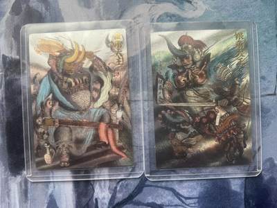 【随心含颖卡拍54期】卡游/集卡社/卡卡沃 抽卡机专场拍卖【无佣金】 - 山横一述 秦嘉裕 金角银角大王 2张粗闪