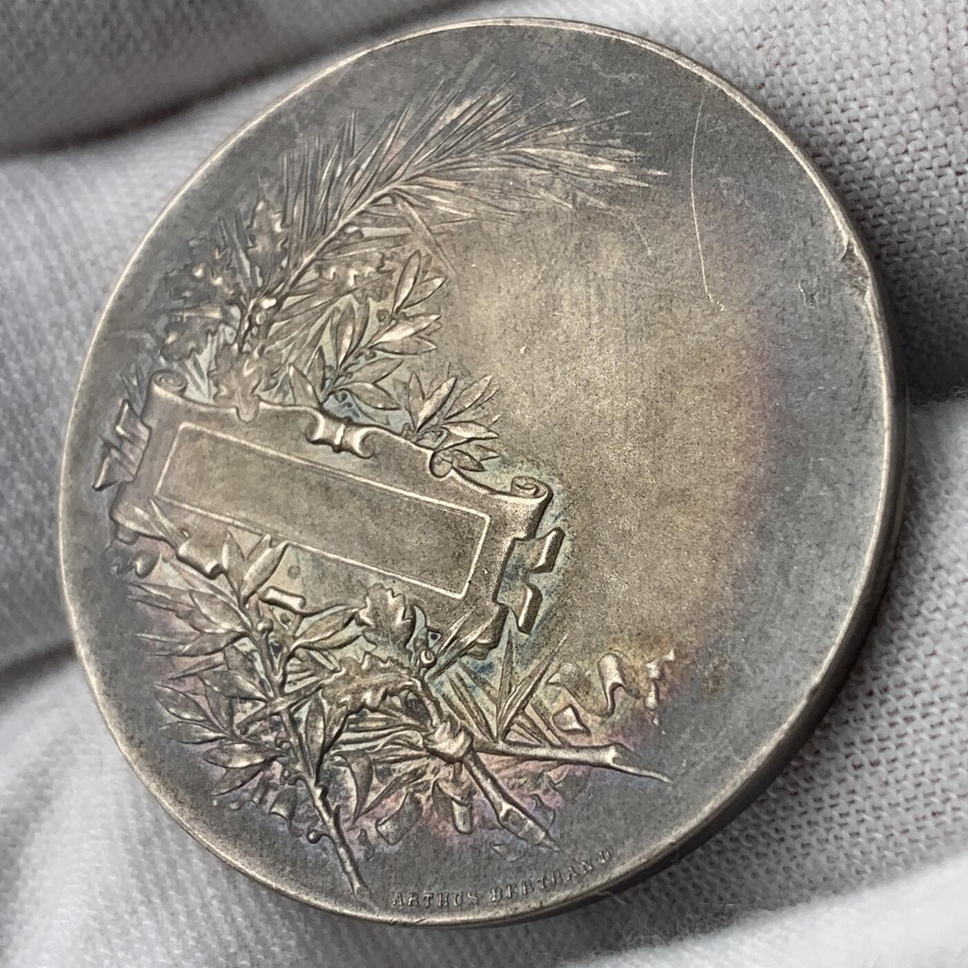 掌中浮雕-藏着的欧洲第051场 法国园艺银章，33.7mm，14.86g