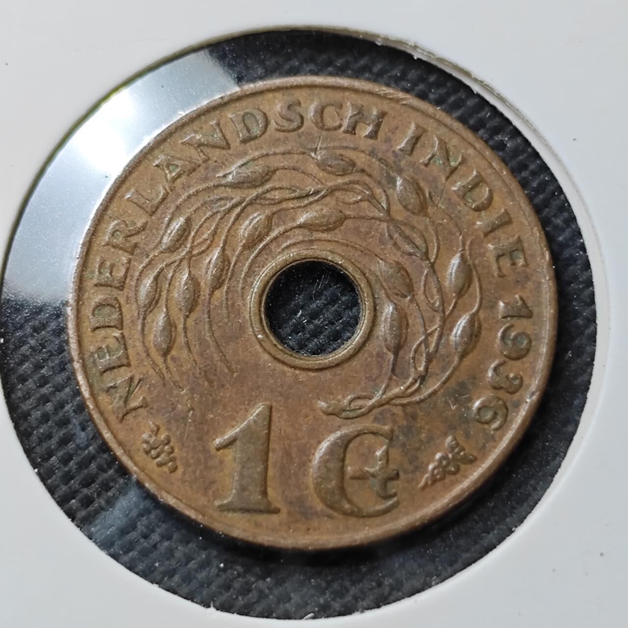 KK钱币收藏小铺  第389期  2月预留时间 周末发货  荷属东印度一分铜币