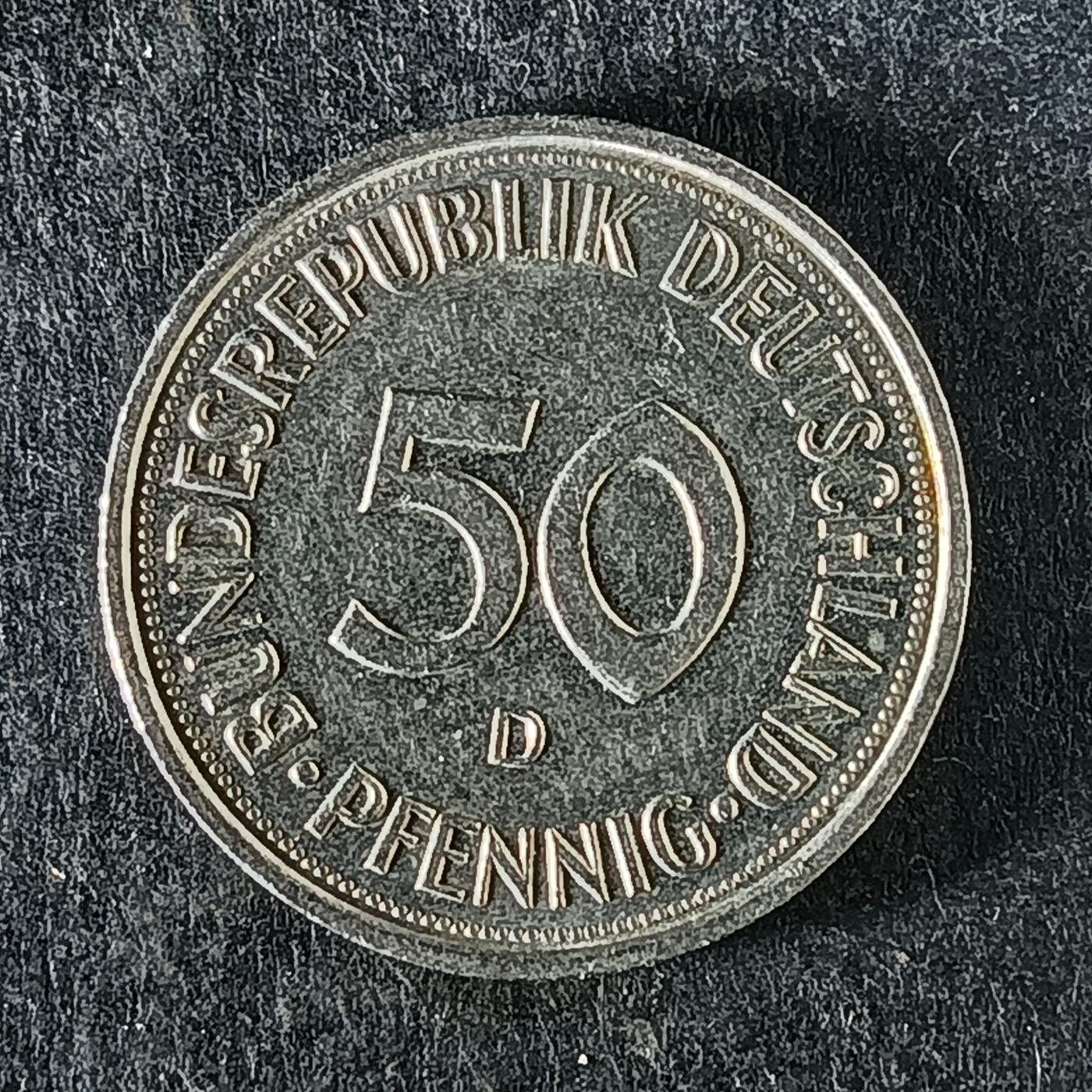 逸泉钱币2026第十五场世界钱币纪念币纸钞A883-1213A 1175 联邦德国50芬尼