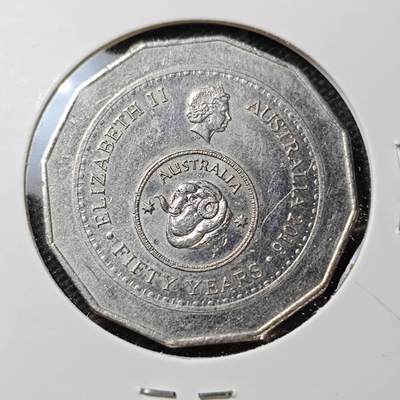 KK钱币收藏小铺  第389期  2月预留时间 周末发货 -  2016澳大利亚50分纪念币