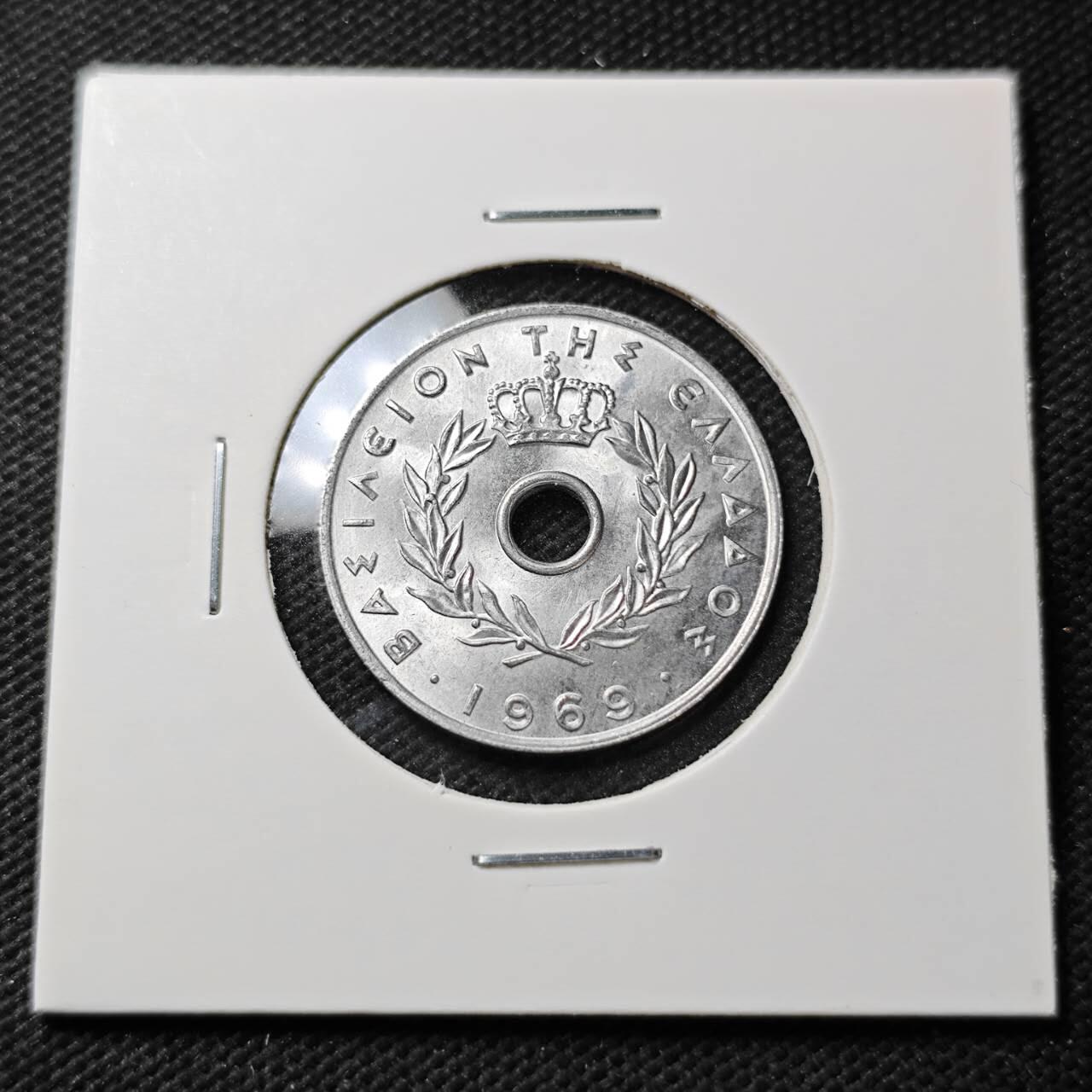 KK钱币收藏小铺  第389期  2月预留时间 周末发货  希腊20雷普塔 好品