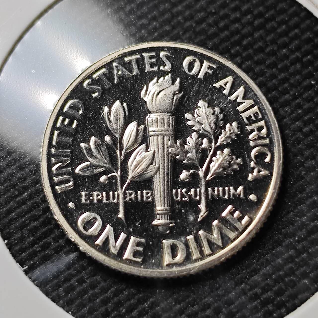 KK钱币收藏小铺  第390期  2月预留时间 周末发货  1987美国10分精制币