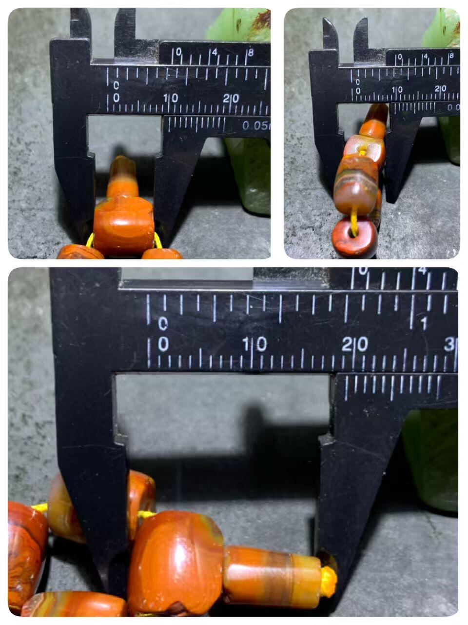 战国红玛瑙配饰一套