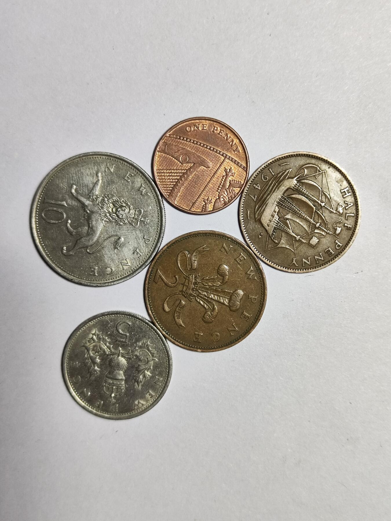 英国10便士硬币