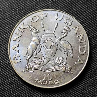 KK钱币收藏小铺  第399期  百期特拍（四拍之三）2月预留时间 周末发货 -  1981乌干达10先令 皇室婚礼纪念 发行量仅1万