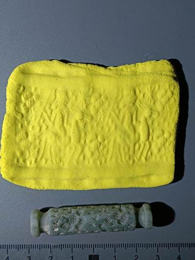 112期新疆红钱粟特钱币丝路钱币专场 - A10巴基斯坦回流玉质滚印