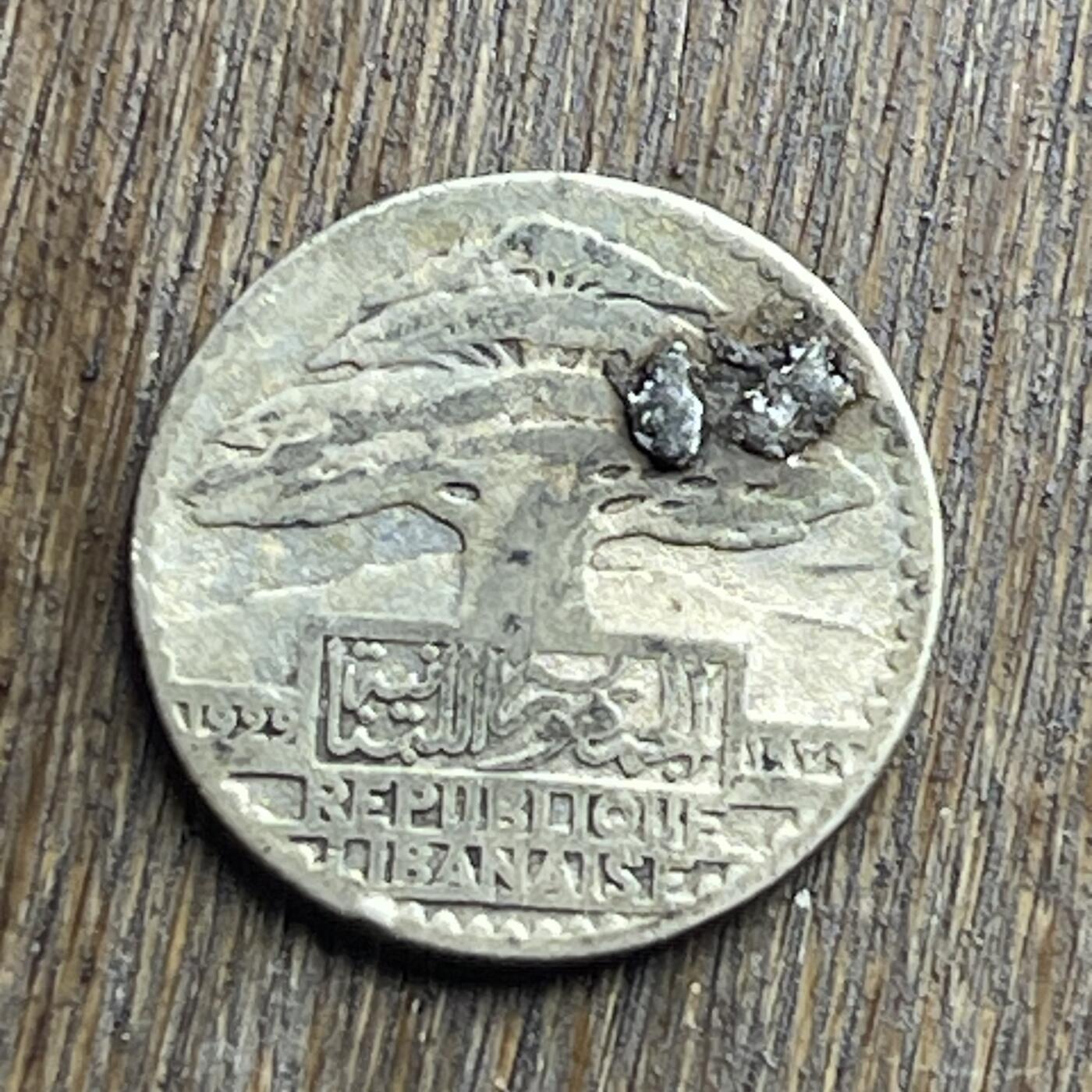 【本场4.12号发货】★第145加场★精品硬币 套币专场 不寄存，200包邮。不满200元，支付5元运费。《接受代拍 代送NGC评级》 58【无寄存】稀少的 1929 法属叙利亚(黎巴嫩) 10皮阿斯特 银币 含银量680 有焊点