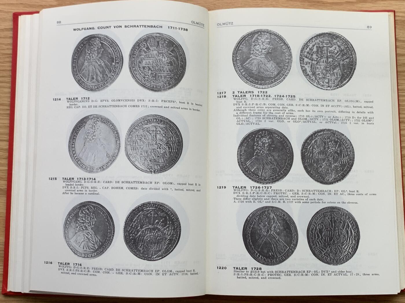 《竞宝斋》第462场 周日，周一，2场连拍 （全场包邮）欢迎送拍 达文波特欧洲克朗1700-1800，绝版权威目录，PCGS和NGC编号来源，本身也是藏品