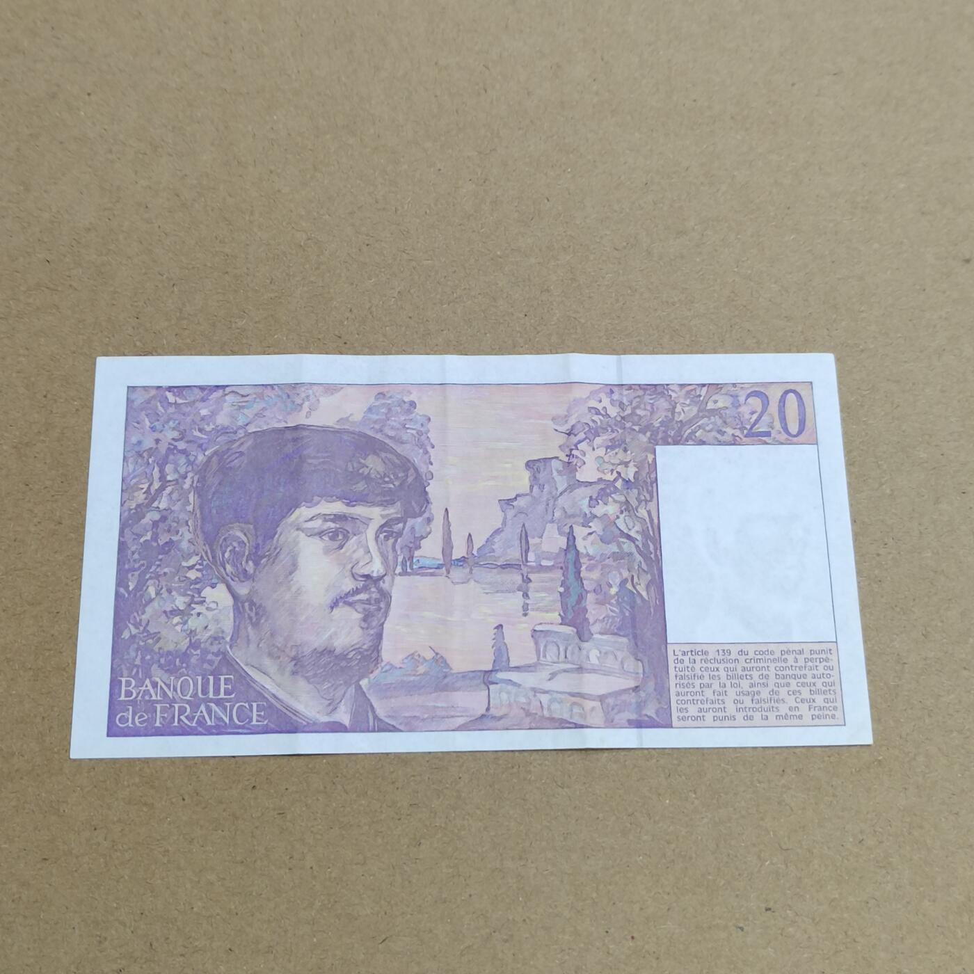 PCAI钱币  26-734  纸币专场 法朗