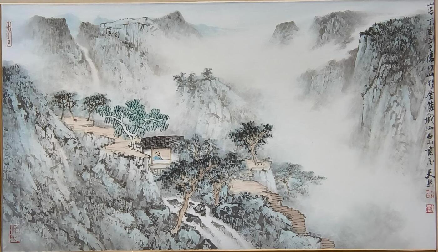 上海都达杂项专场九（全场包邮） 龙廷霸 山水扇面连框1-151