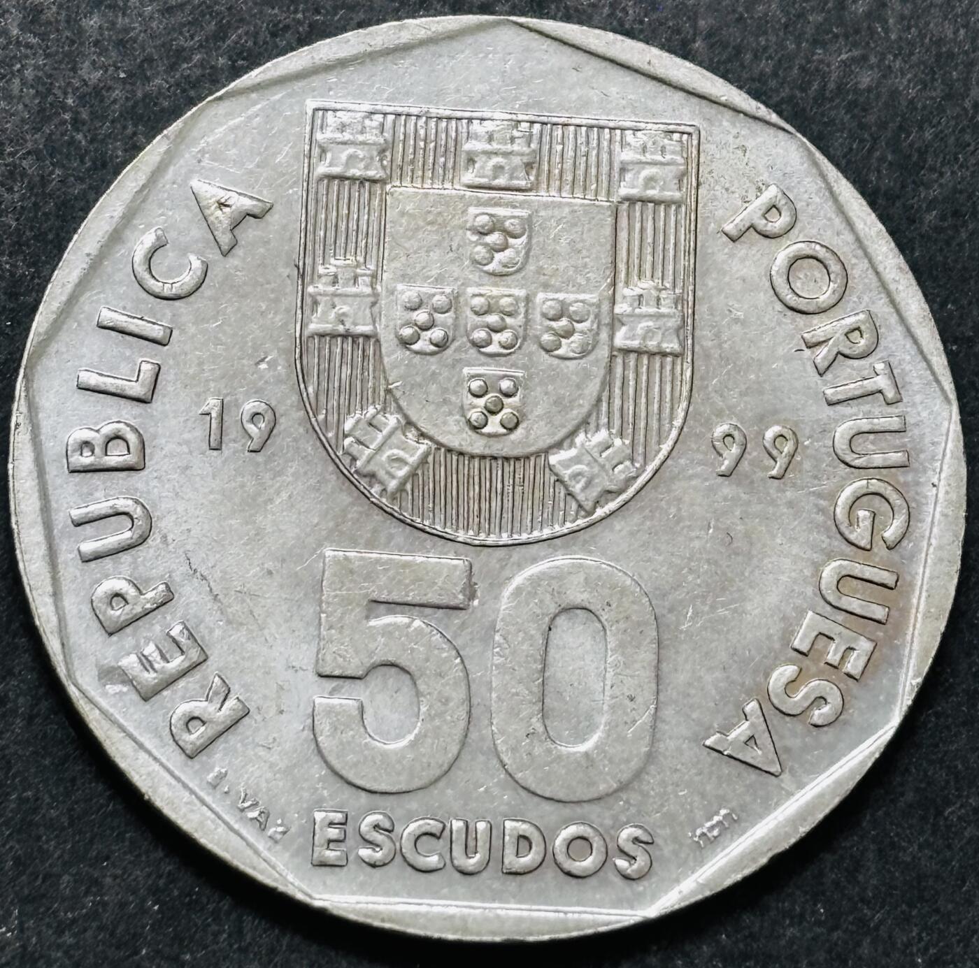 文馨钱币收藏 2026新年第五场（第 291 场）【长期接代拍品】 原光品相 1999 年葡萄牙 50 埃斯库多大型纪念币