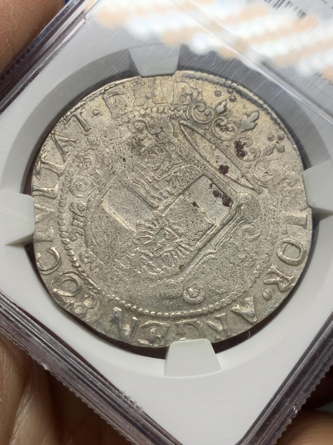 《竞宝斋》第462场 周日，周一，2场连拍 （全场包邮）欢迎送拍 NGC AUD 埃姆登 神圣罗马帝国自由市 费迪南三世时期 28斯图弗（即2/3泰勒）