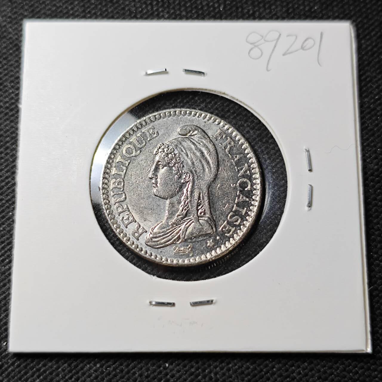 KK钱币收藏小铺  第389期  2月预留时间 周末发货  法国1法郎