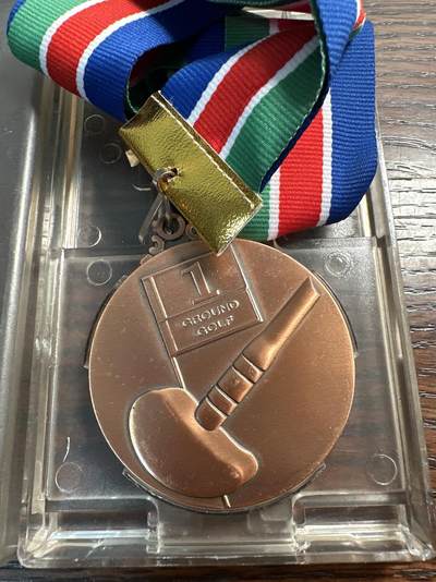 蒂克钱币-第57场 日本章 企业章拍卖  - 日本 高尔夫铜章59mm 120g