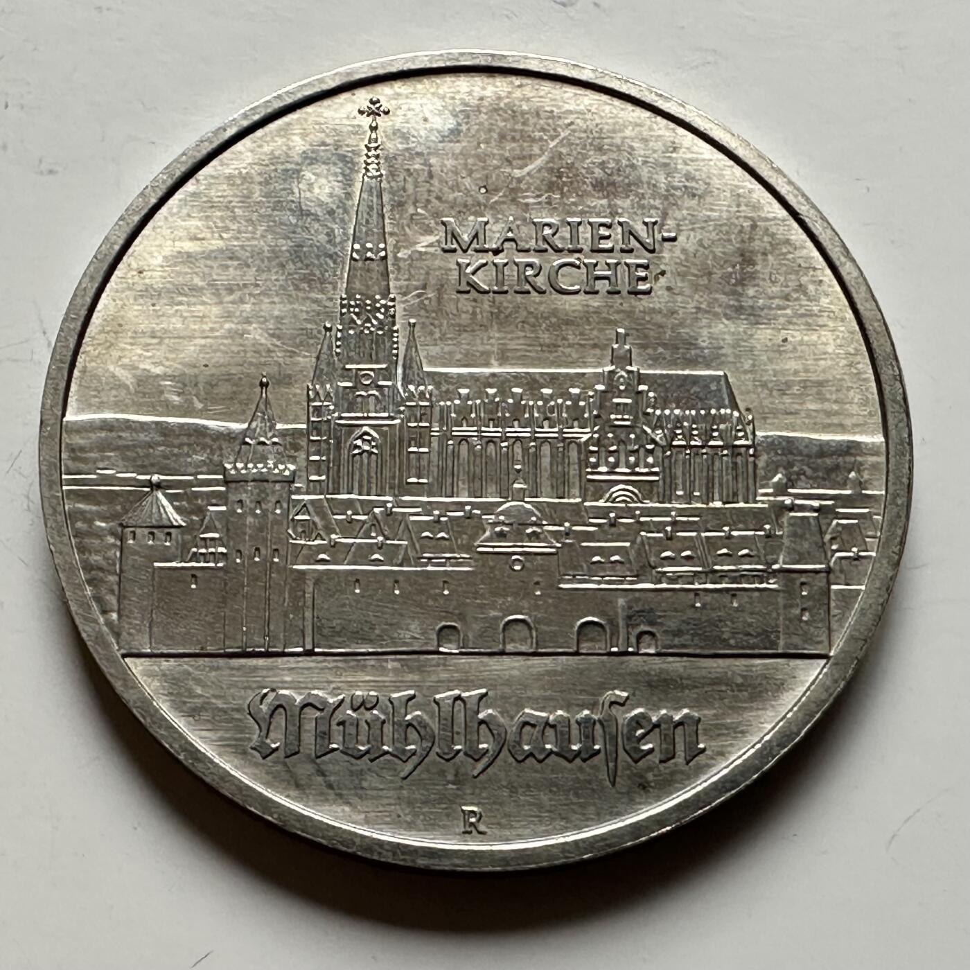 🌹外币初藏🌹🐯2026年第12场  每周二四六晚8️⃣点 接代拍 东德1989年五马克纪念币