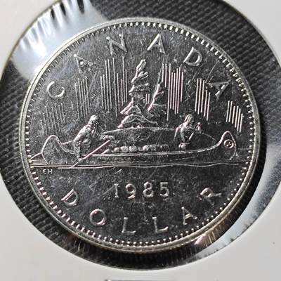 KK钱币收藏小铺  第390期  2月预留时间 周末发货 -  1985加拿大1元精制