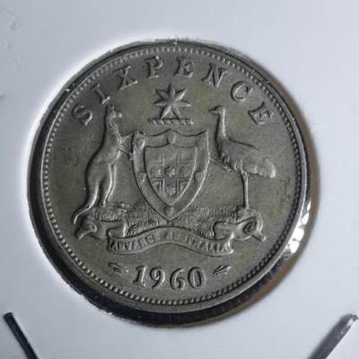 沼泽如烟--第977场 - 澳大利亚1960年6便士