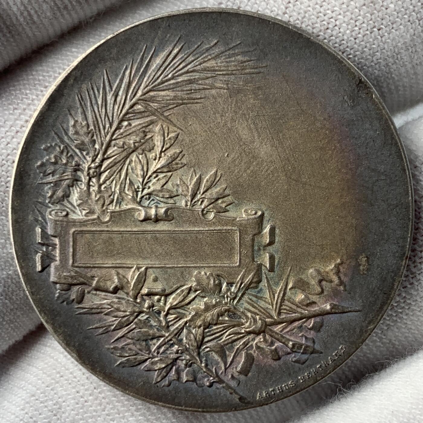 掌中浮雕-藏着的欧洲第051场 法国园艺银章，33.7mm，14.86g