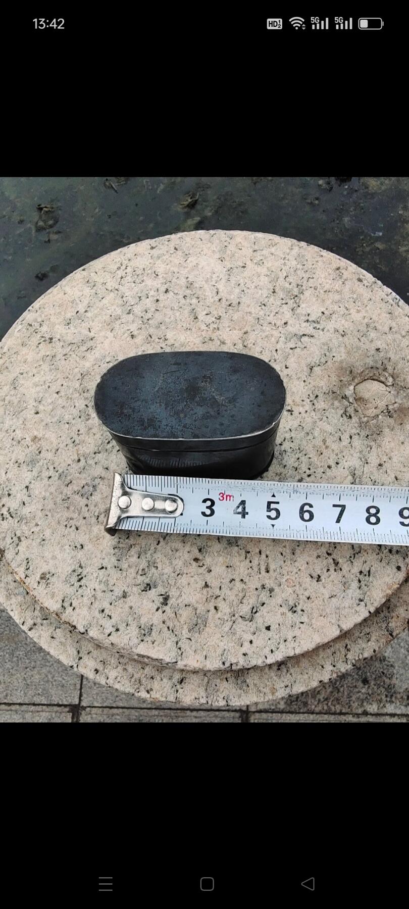 清代银烟膏盒，材质好，品相好，保老保真，懂的来