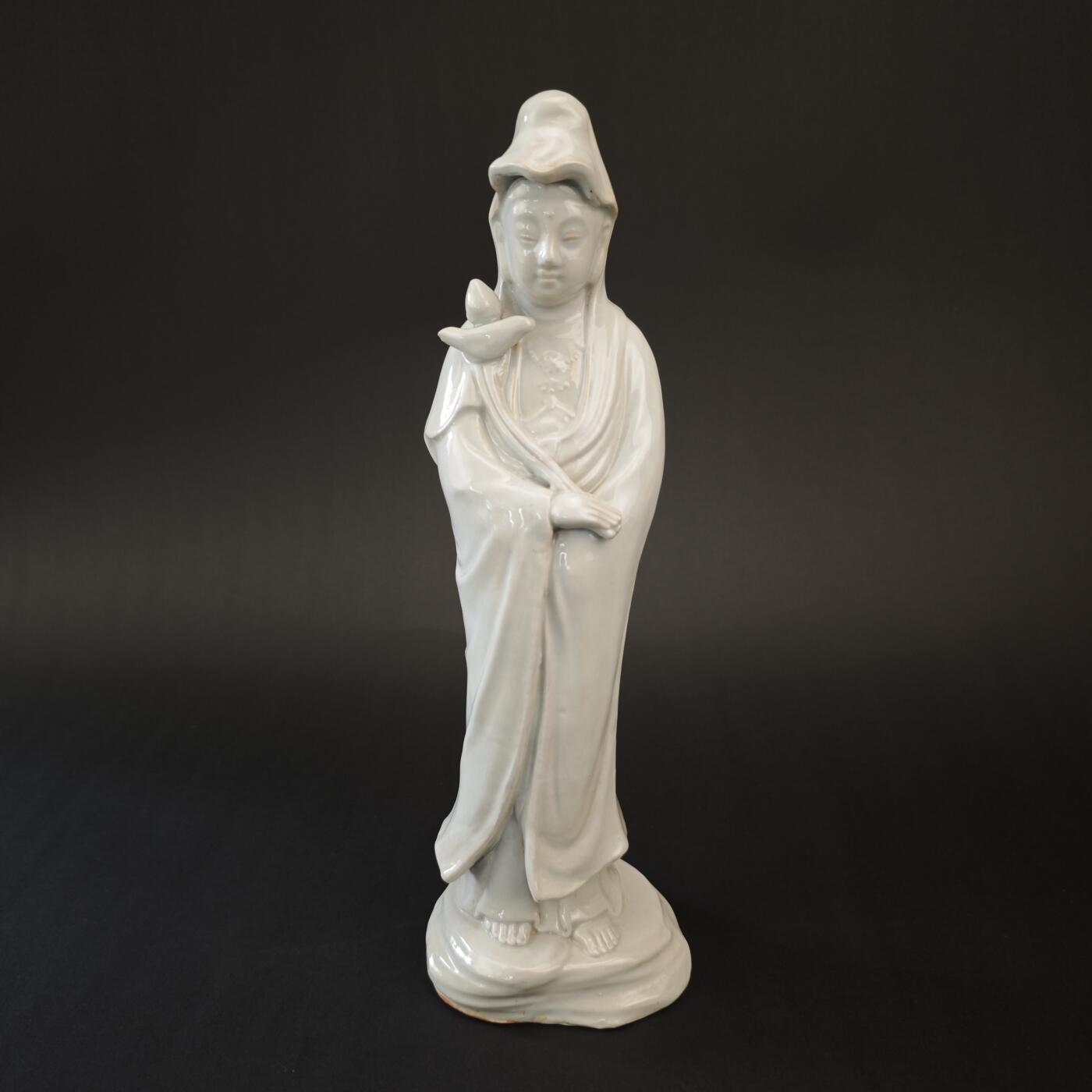 上海都达杂项专场九（全场包邮） 清 白釉观音1-115