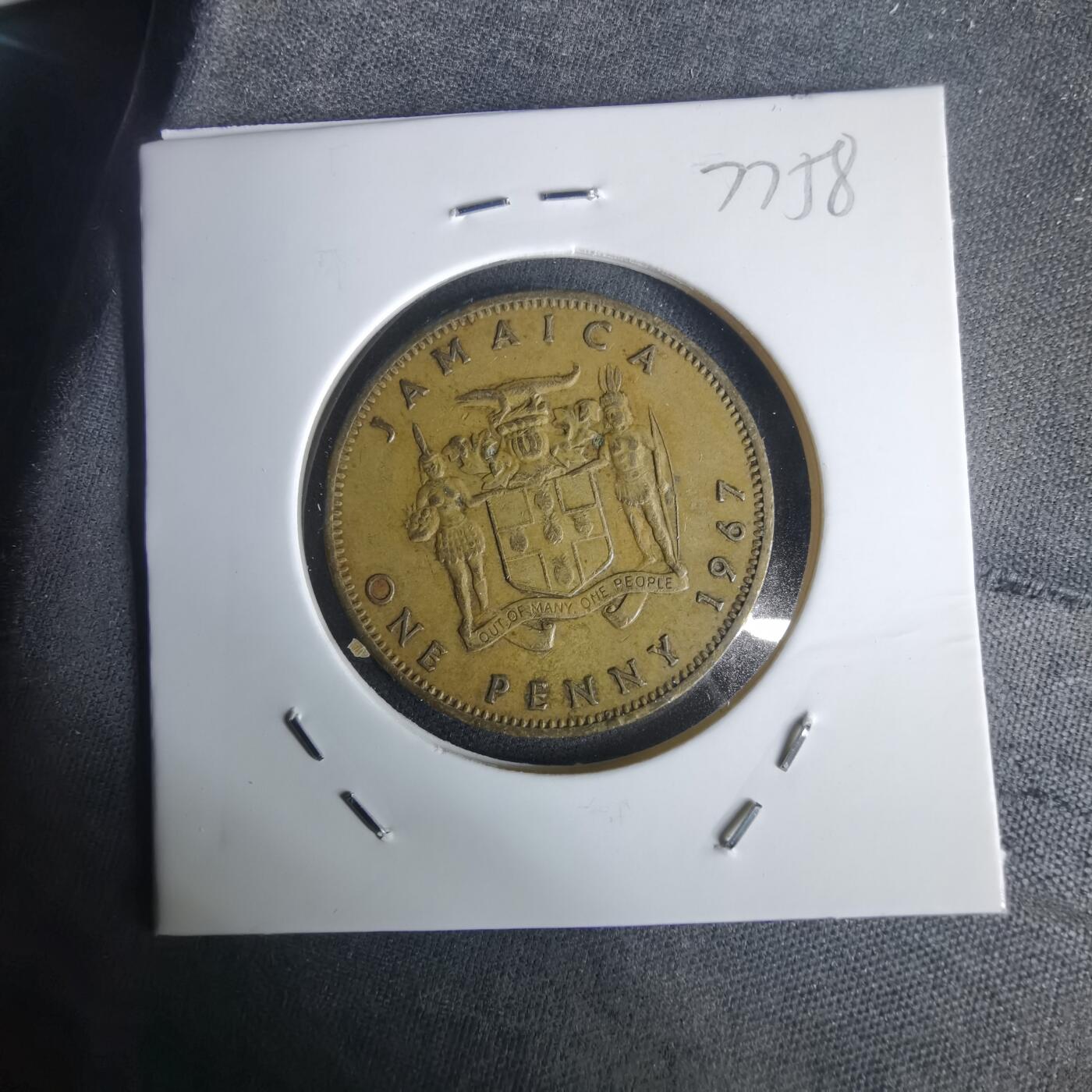 沼泽如烟--第977场 牙买加1967年1便士