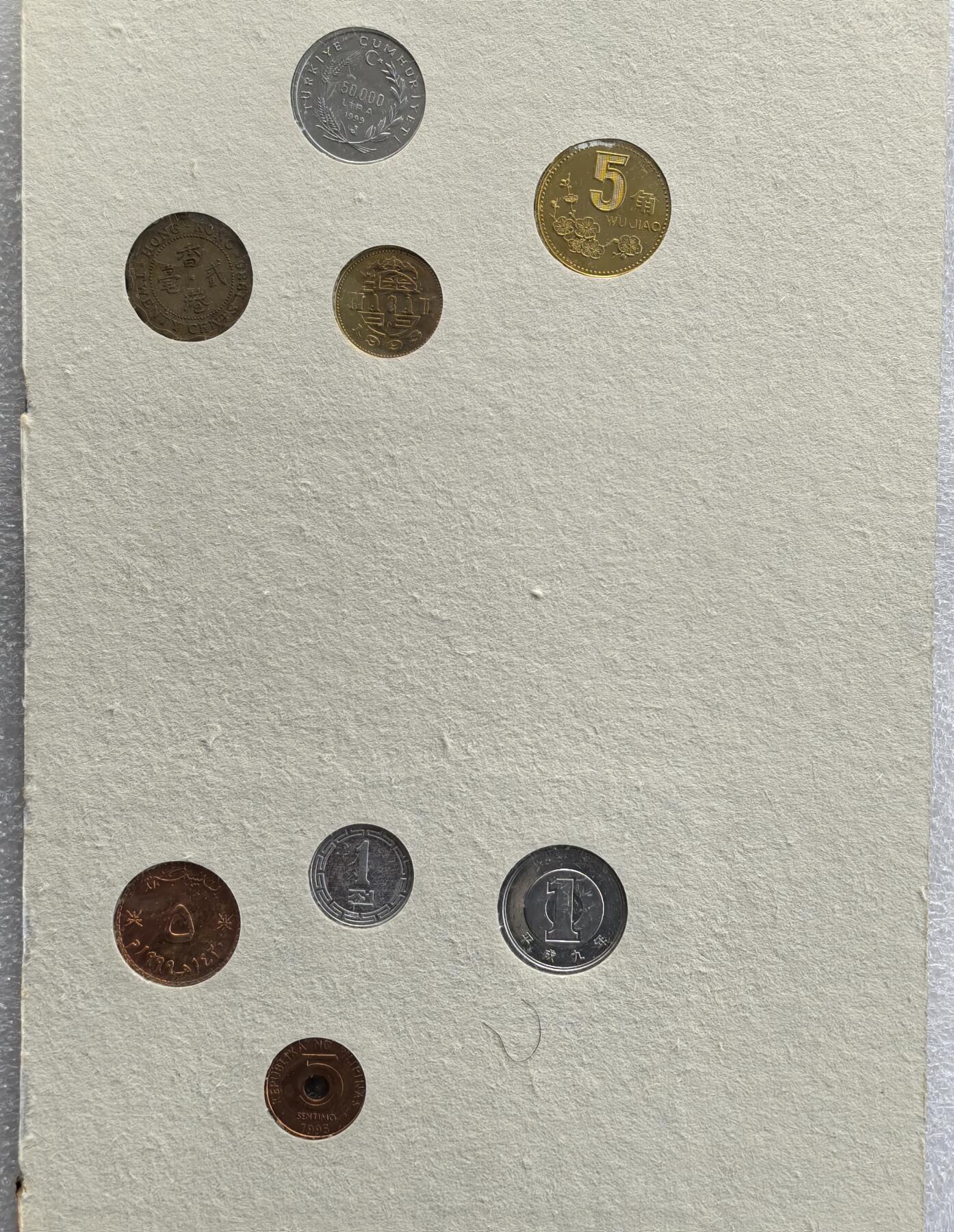 外国优质老铜币高银银币，周六九点倒数截拍，满百包邮，持续收拍 币册拆下的纪念币共8枚含土耳其FAO及原色梅花币