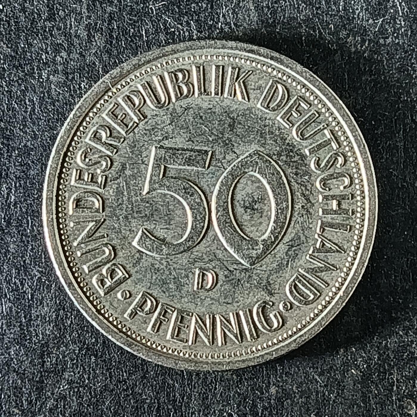 逸泉钱币2026第十五场世界钱币纪念币纸钞A883-1213A 1150 联邦德国50芬尼