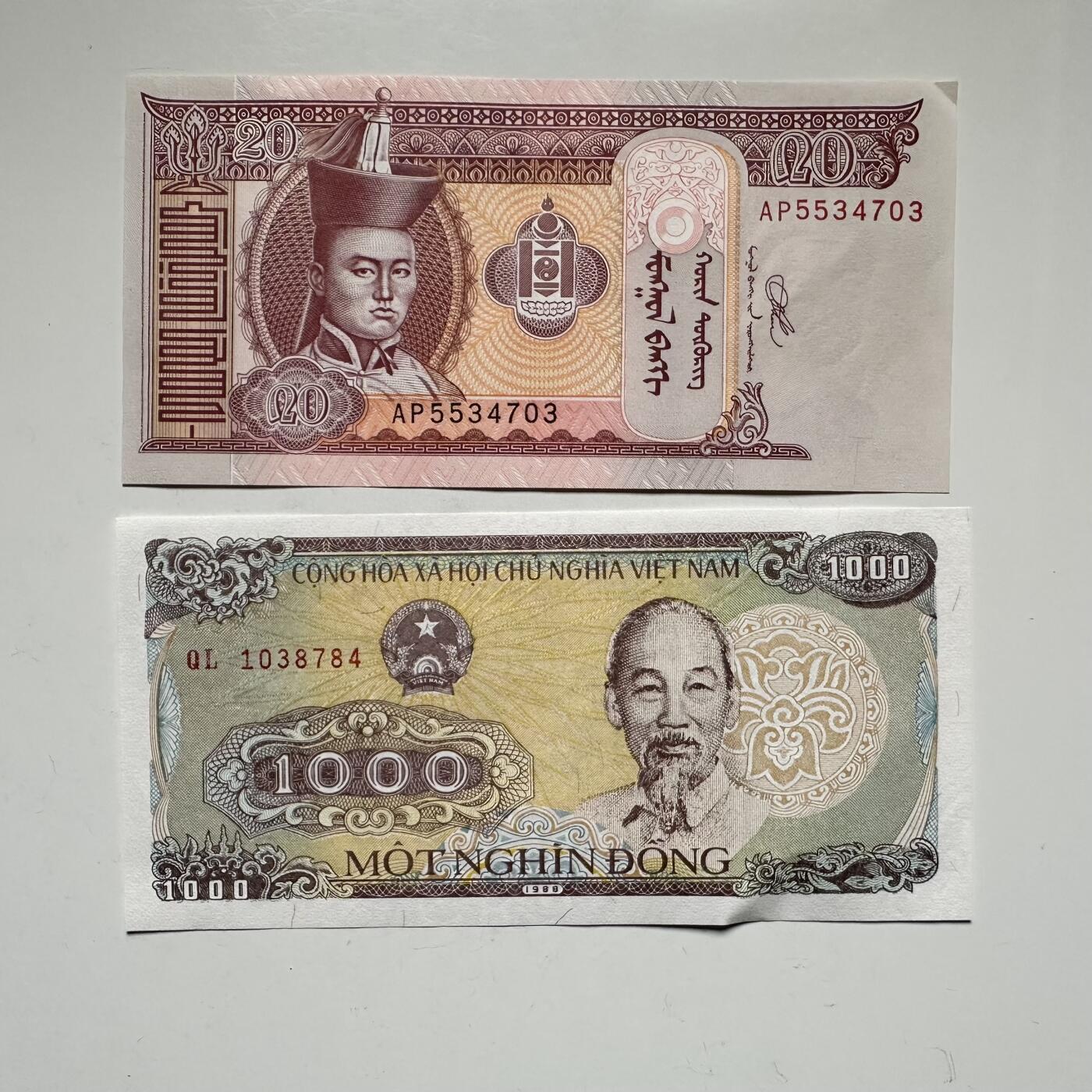 🌹外币初藏🌹🐯2026年第12场  每周二四六晚8️⃣点 接代拍 蒙古越南两张