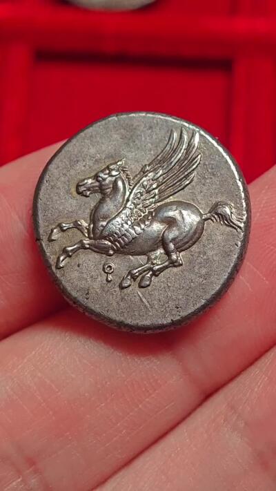 NGC评满分➕⭐Fine style古希腊雅典娜飞马银币