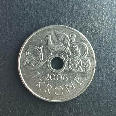 逸泉钱币2026第十五场世界钱币纪念币纸钞A883-1213A - 1087 挪威1克郎