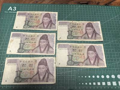 轻松集币无压力 - 韩国老版1000/组