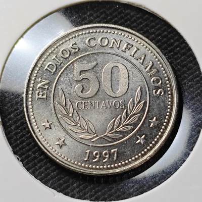 KK钱币收藏小铺  第390期  2月预留时间 周末发货 -  1997尼加拉瓜50分