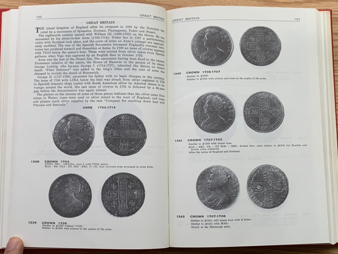 《竞宝斋》第462场 周日，周一，2场连拍 （全场包邮）欢迎送拍 达文波特欧洲克朗1700-1800，绝版权威目录，PCGS和NGC编号来源，本身也是藏品