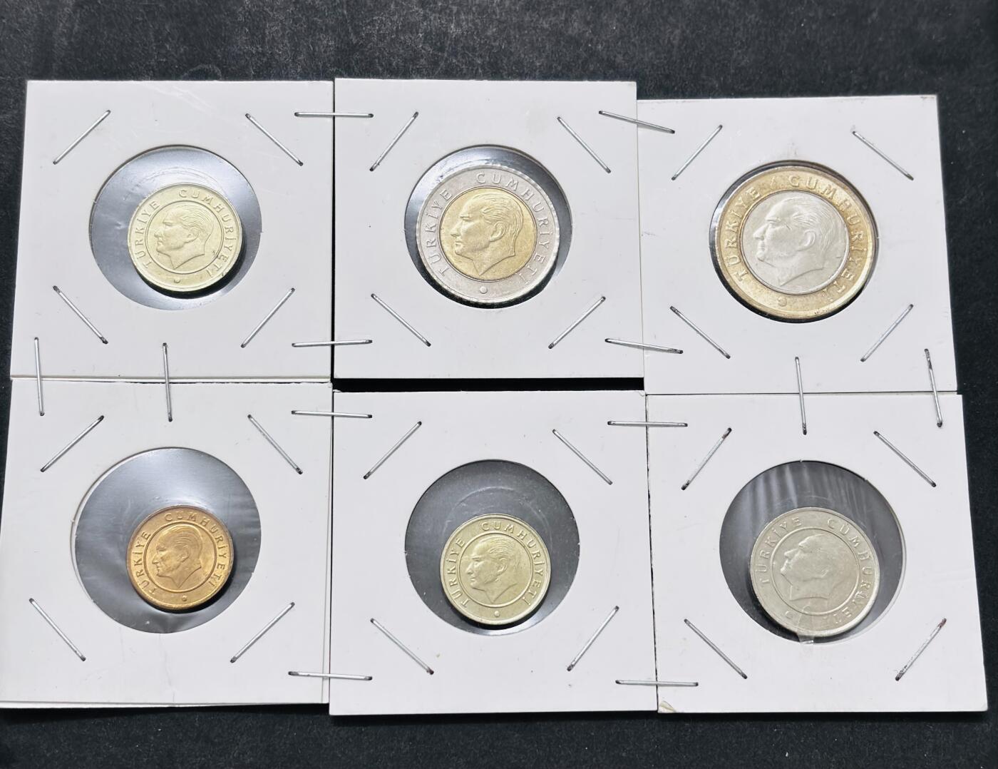 文馨钱币收藏 2026新年第五场（第 291 场）【长期接代拍品】 全新土耳其一套