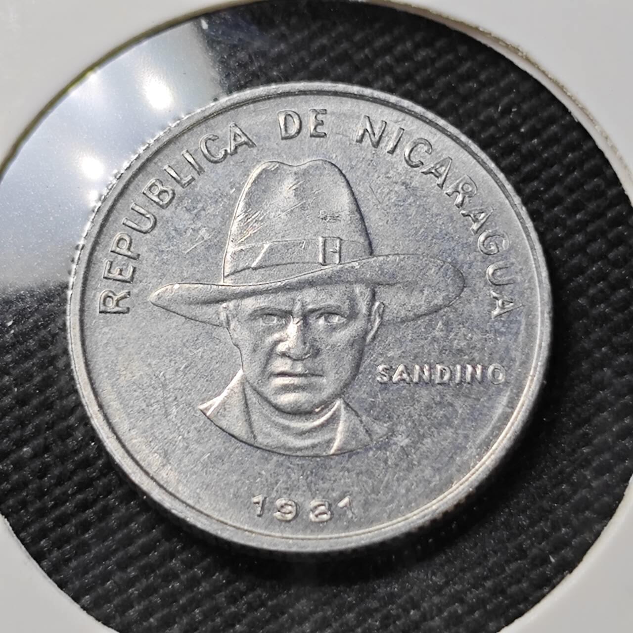 KK钱币收藏小铺  第390期  2月预留时间 周末发货  1981尼加拉瓜10分