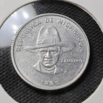 KK钱币收藏小铺  第390期  2月预留时间 周末发货 -  1981尼加拉瓜10分