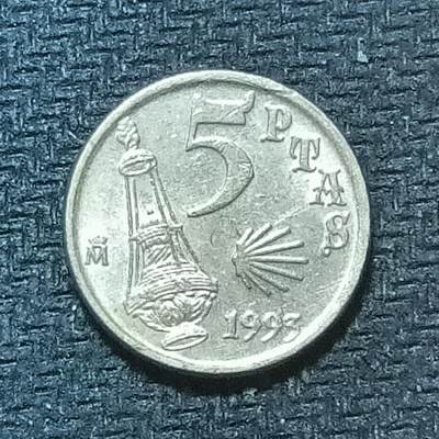 新2026B第六组世界各国精品钱币奖章纪念章花钱401-830 - 726西班牙5比塞塔