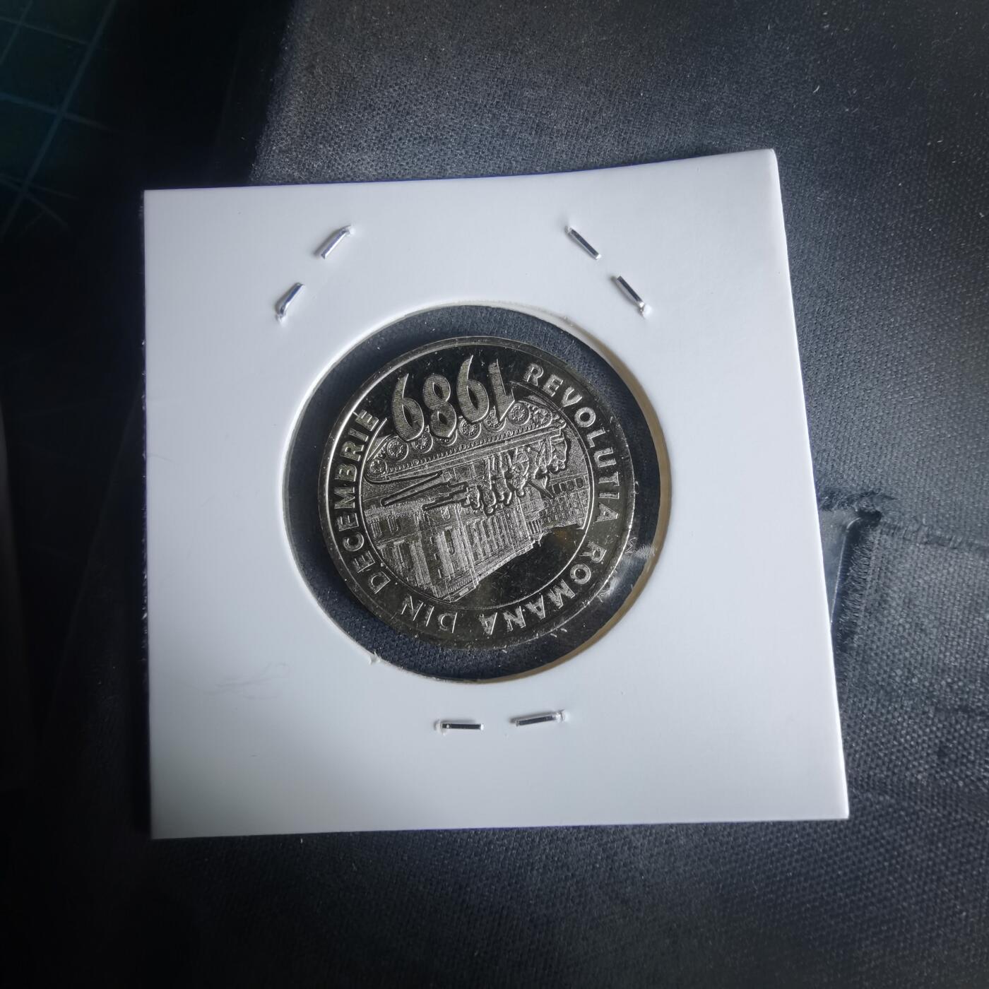 沼泽如烟--第977场 罗马尼亚2019年50巴尼纪念币