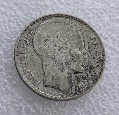 外国优质老铜币高银银币，周六九点倒数截拍，满百包邮，持续收拍 - 法国自由女神1931年10法郎银币