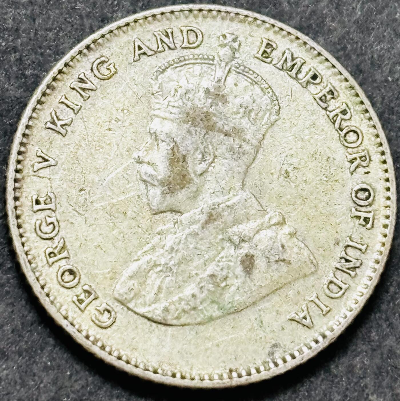 文馨钱币收藏 2026新年第五场（第 291 场）【长期接代拍品】 1927 年英属海峡乔治五世 10 分银币，2.7 克 600 银，折合银价 2.7×0.6×25=40.5