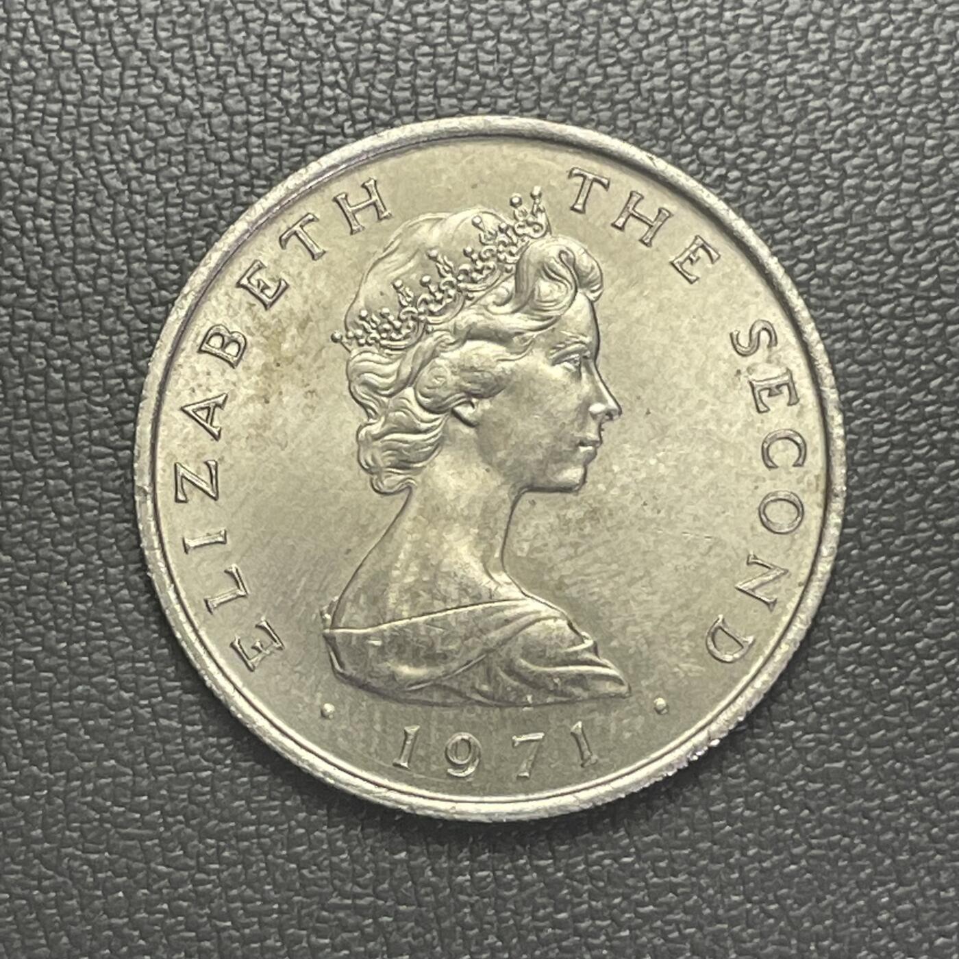 回流0125 英属马恩岛1971年5新便士 避难塔