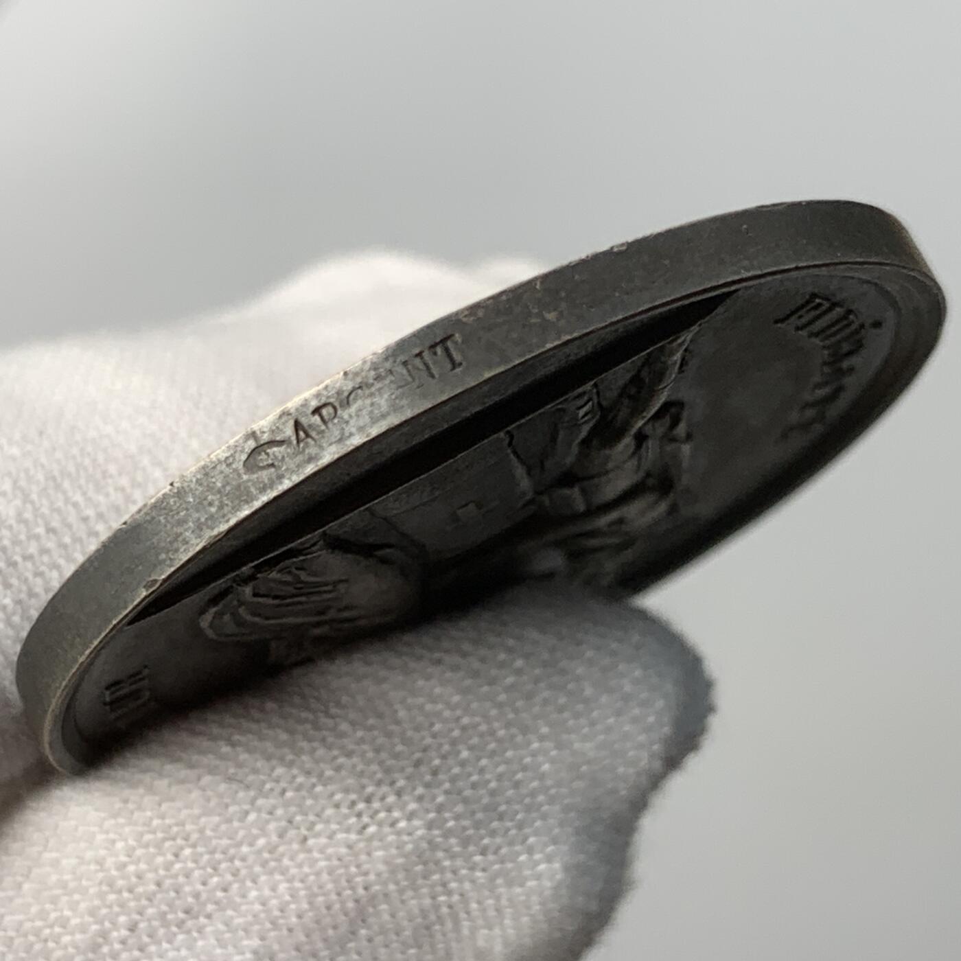 掌中浮雕-藏着的欧洲第051场 法国结婚银章，33.41mm，16g