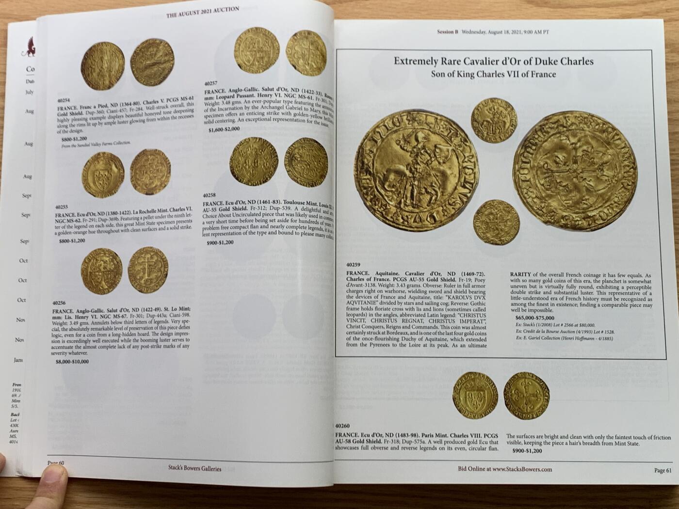 《竞宝斋》第462场 周日，周一，2场连拍 （全场包邮）欢迎送拍 SBP 2021世界钱币拍卖目录 大开本全彩印 厚达576页 重达2公斤