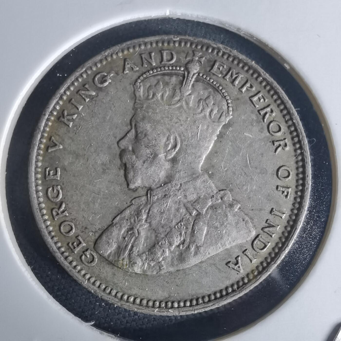 沼泽如烟--第977场 英属海峡1935年20分银币