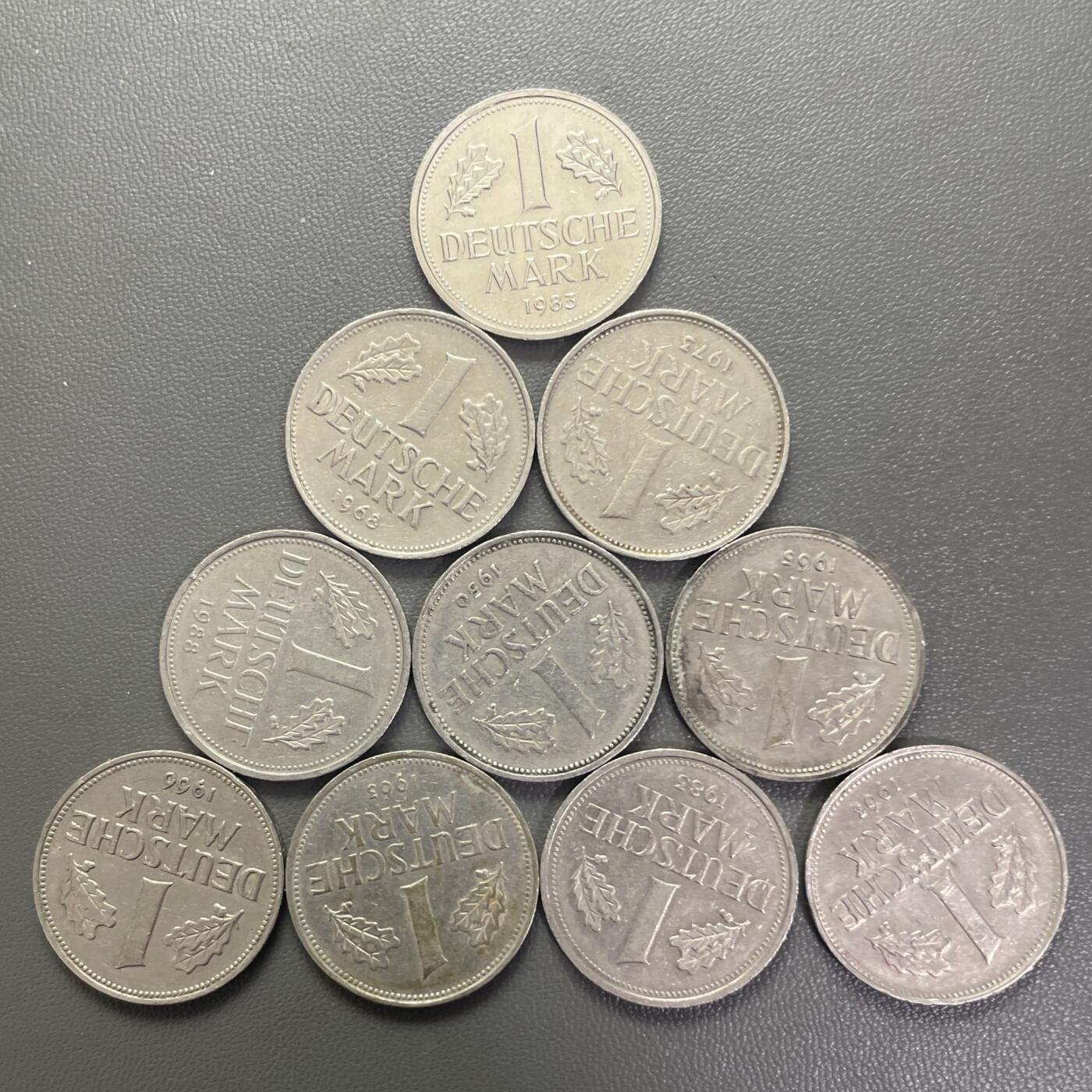 回流0201 联邦德国（西德）1马克10枚