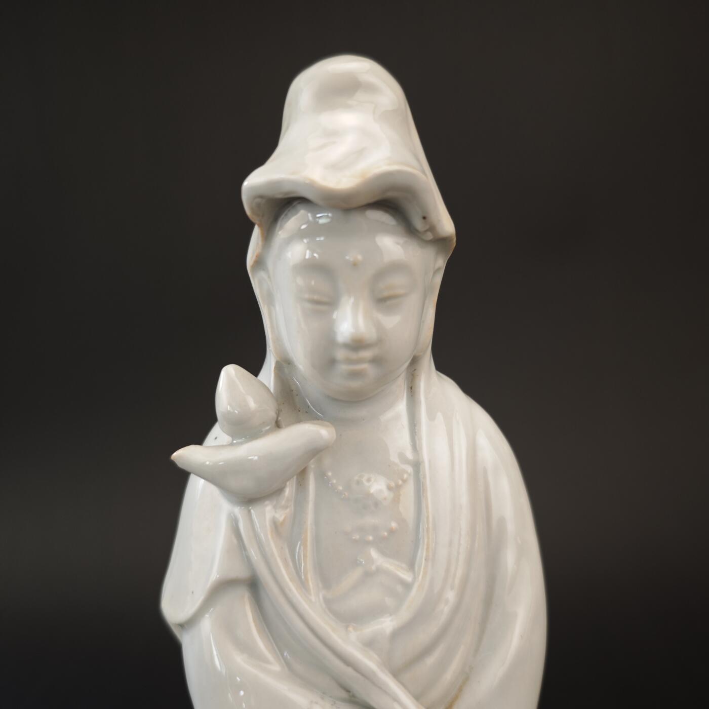 上海都达杂项专场九（全场包邮） 清 白釉观音1-115